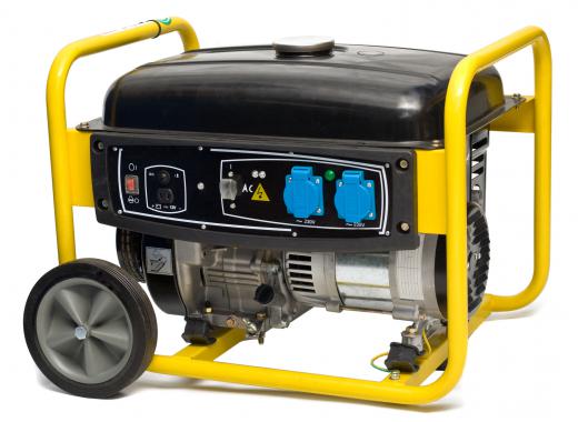 A portable generator.