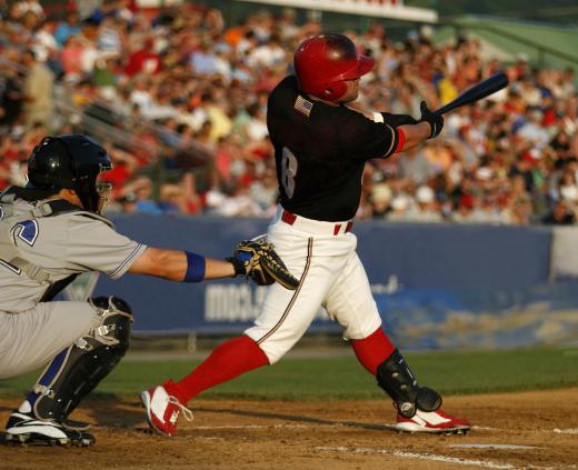 Baseball players may experience the yips by twitching right before making contact with the bat and ball.