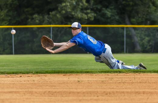 Occasionally, the batter is able to reach first base after bunting during a squeeze play if the opposing infielders are not able to field the ball properly.