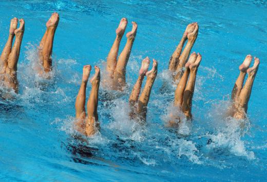 Nose clips are used when water might easily enter a swimmer's nose.