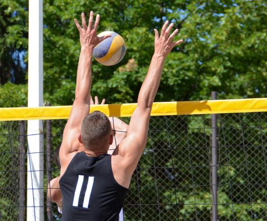 Volleyball nets are some of the most popular backyard nets.