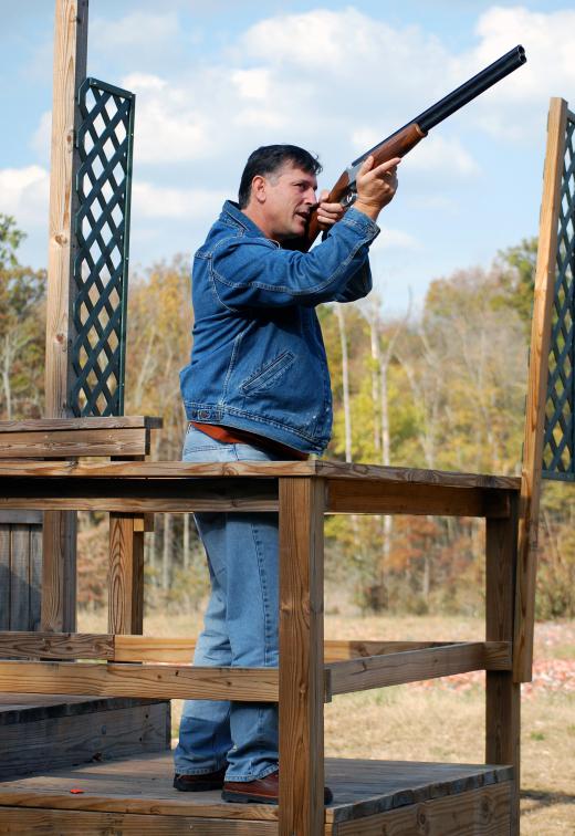 Skeet shooting is often done at a regional sporting club.