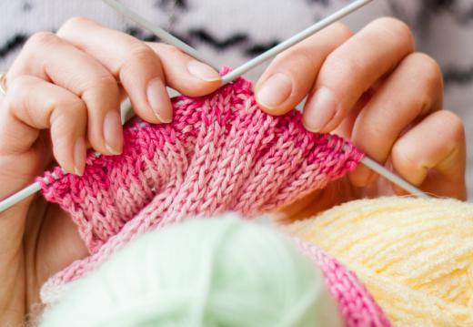 Some people may homemade hacky sacks by knitting them.