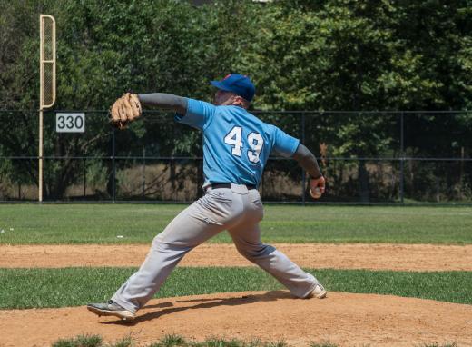 The time it takes for a pitcher to throw a ball through the strike zone is less than 0.02 seconds.