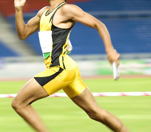 Relay races are a type of track and field game.