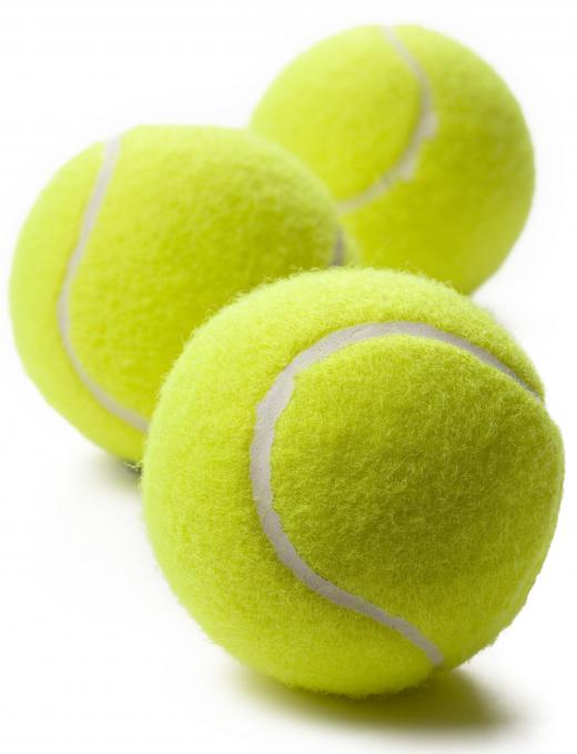 A tennis basket makes it easier to pick up stray tennis balls.