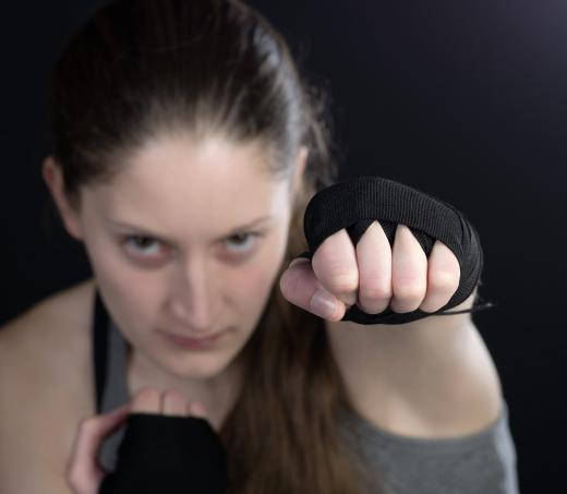 Women might take self-defense classes that include aspects of Krav Maga.