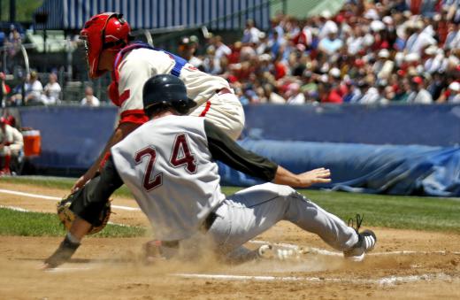 Baseball fields are larger than softball fields.