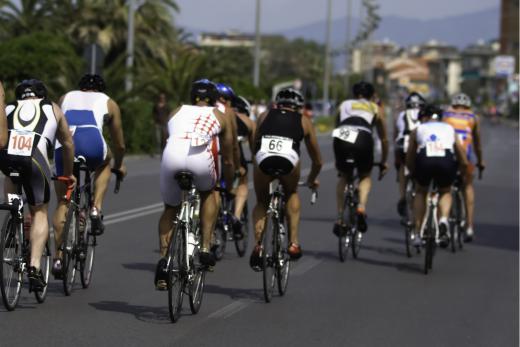 Competitive cycling is a sport that requires large amounts of oxygen to be delivered to an athlete's muscle tissue for lasting endurance.