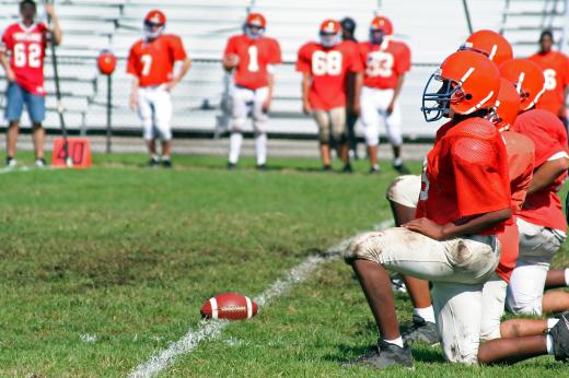 Football gear helps ensure player safety.