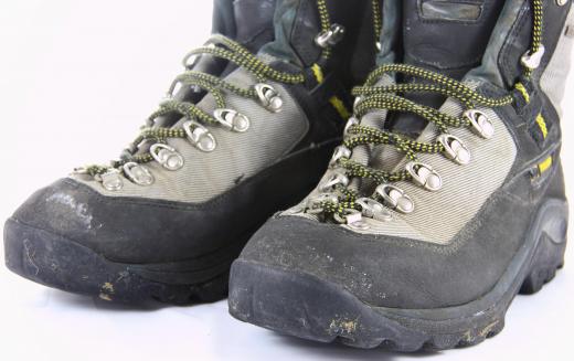 Water resistant boots are great for hiking.