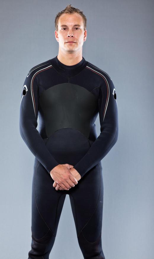 A wet suit may be worn when body boarding.