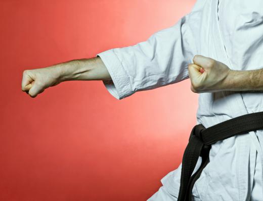 Kickboxing can include techniques of karate.