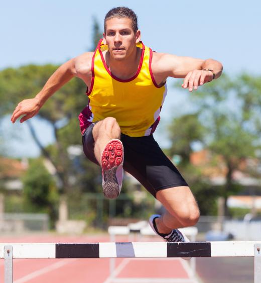 Track shoes often include spikes, which are available in various lengths that are selected based on whether an athlete will be running or jumping.