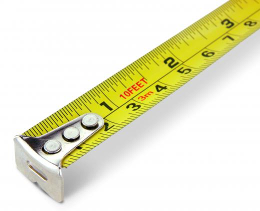 A tape measure.