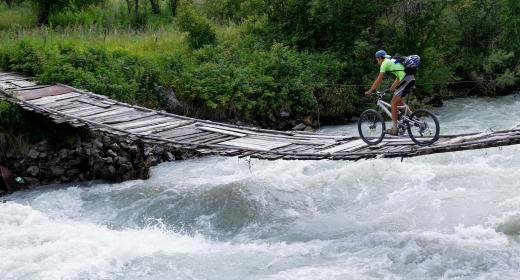 Mountain bikers should be aware of any physical barriers they might face.