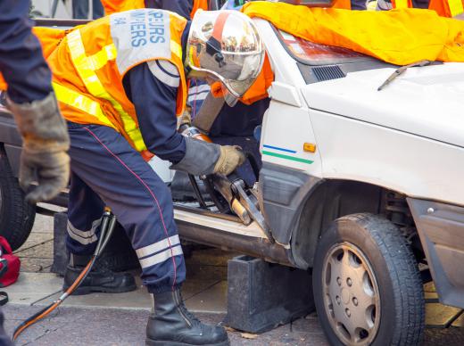 Firefighter games may be used to train for situations that require extrication equipment.