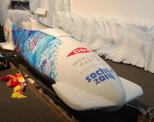 An Olympic bobsled.