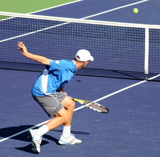 Tennis nets can be used to play backyard tennis.