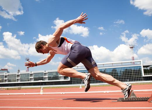 Sprinters who run short distances focus on building large muscles that give them great propulsion.