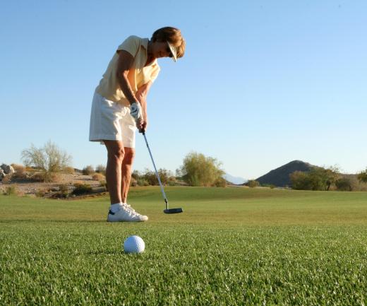 Kits are available to allow golfers to create their own putting greens on their yards.