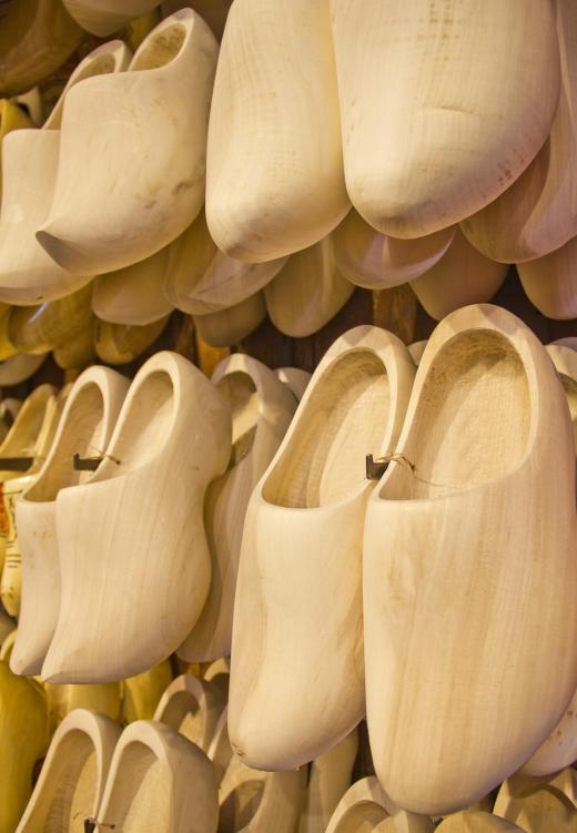 Clog slippers are shoes or slippers made of wood.