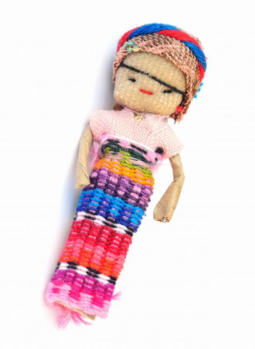 Worry dolls come from Guatemala and are used to ease children's fears at bedtime.