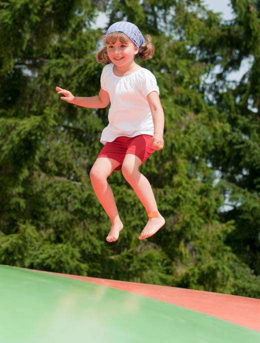 For safety reasons, check the weight capacity of the trampoline to avoid too many children jumping on it at one time.